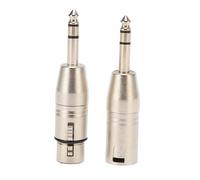 Adaptateur XLR femelle vers TRS 1/4 pouce, interface audio standard internationale offrant une qualité sonore claire et une faible transmission du