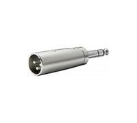 Adaptateur XLR mâle 3pins > Jack 6.35mm mâle stéréo