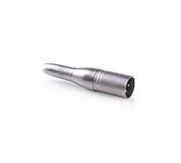 Adaptateur XLR | XLR 3-pin Male | 6.35 mm Female | Nickel Plated | Straight | Metal | Silver | 10 pcs. | Boîte