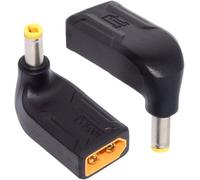 Adaptateur Xt60 Mâle Sc100 Protocole Vers Dc 5,5X2,5 Mm Mâle Adaptateur De Charge Rapide Coudé Vertical Pour Batterie Rc Lipo Quadcopter Multicopter Model Flight