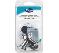 Adaptateur Y d'alimentation en laiton Wpro - Pour Lave-linge et Lave-vaisselle - Diamètre 20/27 - Garantie 2 ans