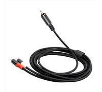 Adaptateur Y pour caisson de basses, câble Y 1X vers 2X, câble audio RAC, 1 mètre