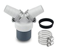 Adaptateur Y pour Double Evacuation Machine a Laver et Tuyau Evacuation Lave Vaisselle avec Sortie,Diamètre D'entrée 18-24 mm