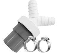 Adaptateur Y pour Double Evacuation Machine a Laver et Tuyau Evacuation Lave Vaisselle avec Sortie pour Tuyau Ø40 mm et Entrée