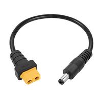 Adaptateur yaodhaod xt60 à dc5525, connecteur bullet à câble DC 5.5x2.5mm pour fer à souder ts100, alimentation d'écran fpv, câble d'alimentation drone (xt60 à DC 5.5x2.5 m 30cm 14awg)