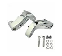 Adaptateurs Adaptateur D'extension Relocalisation Rétroviseur Moto pour FXD pour FXDL pour FXCW pour FXSTB Kit D'adaptateurs(White)