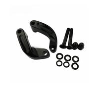 Adaptateurs Adaptateur D'extension Relocalisation Rétroviseur Moto pour FXD pour FXDL pour FXCW pour FXSTB Kit D'adaptateurs(Black)