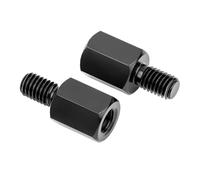 Adaptateurs Adaptateurs Rétroviseurs Moto M8 8 Mm M10 10, Filetage Gauche/Droite, Vis Changement dans Sens Inverse Aiguilles d'une Montre(Anticlockwise M8-30)