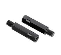 Adaptateurs Adaptateurs Rétroviseurs Moto M8 8 Mm M10 10, Filetage Gauche/Droite, Vis Changement dans Sens Inverse Aiguilles d'une Montre(Anticlockwise M10-60)