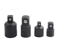 Adaptateurs Augmentateurs et Réducteurs, 4 Pièces Socket Adaptor Converter Set Adaptateur de Prise 1/2" 3/8" 1/4" Ensemble de Convertisseur de Tournevis pour les Conversions de Tournevis à Percussion