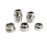 Adaptateurs axe d'attelage Wahoo - Lot de 5 - Gris - Accessoire pour vélo sur route