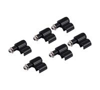 Adaptateurs de câble de frein, 6pcs Guide de logement de câble de frein Tube d'alliage d'aluminium pour tube d'huile de vélo à siège fixe pour traces de tubes de diamètre 5mm/5.5mm