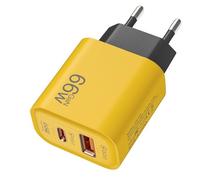 Adaptateurs De Charge,Adaptateur Mural 20W - Portable USB+PD Manique Charge Rapide Pour Maison Voyage Voiture Smartphone Et Tablette