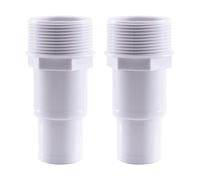 Adaptateurs de filtre de piscine 32/38 mm - Design résistant à la corrosion avec maille intégrée et buses d'hydrothérapie à haut débit - Kit de connecteur de tuyau de piscine