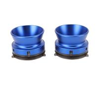 Adaptateurs de Moyeu Nab 1 Paire, 1/4 de 10 Pouces de Bobine pour Ouvre-Bande de Bobine, Dispositif de Moyeu Nab en Aluminium Poli, Appareil de Chargement pour Studer, Revox (Blue)