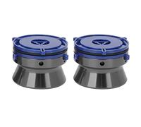 Adaptateurs de Moyeu Nab en Alliage en Aluminium POLU pour Studer 10 Pouces Ouvreur, Conception Stable pour Les Bandes de Bobine, 2X Adaptateurs Nab Hub (Grey)