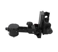 Adaptateurs de niveau de support de réglage fin, support réglable à 360 degrés, base pivotante en forme de L avec clip, montage mural au plafond avec support de poteau de niveau