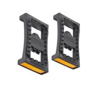 Adaptateurs de pédale plate pour SPD M520 M540 M8000 M9000, convertisseurs de pédale plate en nylon pour VTT, faciles à installer pour une meilleure adhérence et stabilité, noir