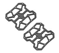 Adaptateurs de Pédales Automatiques pour Vélo en Alliage D'aluminium, Anti-oxydation, Résistants à l'usure pour Vélo de Route ou de Montagne (Black)