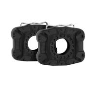 Adaptateurs de pédales de vélo de Route, Paire 85 X 95 Mm | Zone de pied stable pour les trajets courts, conception de zone de pied large, dessus texturé pour une pratique