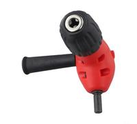 Adaptateurs de perceuse à angle droit à 90 degrés avec mandrins sans e 10 mm, couple de 20 N.m pour les espaces restreints, fixation de perçage d'angle pour alimentation manuelle électrique