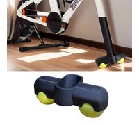 Adaptateurs de Pieds à Bascule pour vélo d'intérieur Zwift Ride avec 2 balles de Tennis, Accessoires d'entraînement d'intérieur (A)