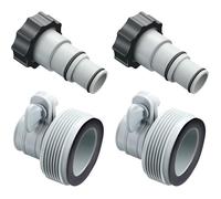 Adaptateurs de piscine A et B pour kit de raccordement Intex 32-38 mm - Lot de 2 pièces chacun