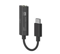 Adaptateurs de puce USB DAC AMP Audio ES9218P Type-C vers cable 3,5 mm PCM 32/384 et DSD256 pour Android Windows, Noir