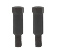 Adaptateurs de rétroviseur de moto noirs plus longs, 1 paire, M8, 8mm, dans le sens des aiguilles d'une montre, dans le sens des aiguilles d'une montre, droite, gauche, vis de changement de filetage