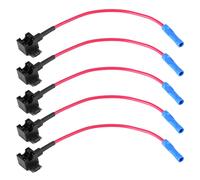 Adaptateurs De Robinet De Fusible De Circuit Automobile De Voiture, Support De Fusibles à Lame Pour Une Utilisation Facile Et SûRe, Type Micro Mini 5 PièCes
