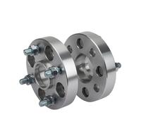 Adaptateurs de roue Adaptateur de joint roue forgé PCD 4x114.3 CB 67.1mm, 2 pièces, pour Mitsubishi COLT pour Hyundai pour Elantra, bride M12x1.5(2PCS 25MM Silver)