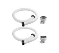 Adaptateurs de tuyau de piscine de rechange pour raccords de tuyau de pompe de filtration de piscine Intex, 2 pièces, plastique durable