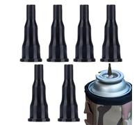 Adaptateurs de Valve de Remplissage pour Cassette de Gaz | Kit de Camping Portable et Universel 6 Pièces - Buse Conversion Pour Réservoir Cassette | Compatible Chalumeau Pique-nique Plein Air Barbecue