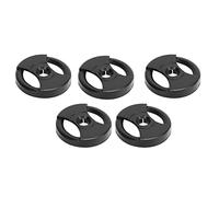 Adaptateurs D'enregistrement en Gramophone Noir en Plastique - 5pcs Turntable 45rpm Phonograph Accessoires pour