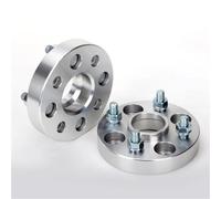 Adaptateurs D'entretoise Roue PCD 4x114.3 Hubcentric 60.1mm 2 Pièces | Écrou 15/20/25/30/35mm 12*1.5 Entretoises Roue(2PCS 35mm Silver)