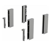 Adaptateurs DesignSide pour tiroir ArciTech-H124 mm-argent HETTICH