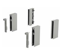 Adaptateurs DesignSide pour tiroir ArciTech-H92 mm-argent HETTICH
