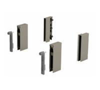 Adaptateurs DesignSide pour tiroir ArciTech-hauteur 92 mm-champagne HETTICH