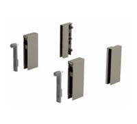 Adaptateurs DesignSide pour tiroir ArciTech-hauteur 92 mm-champagne HETTICH