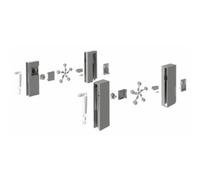 Adaptateurs DesignSide pour tiroirs Innotech Atira-anthracite-H144mm HETTICH