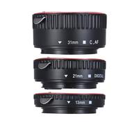 Adaptateurs d'extension de tube d'objectif macro à mise au point automatique rapide 13 mm, 21 mm, 31 mm, convient pour S350 EF Mount Auto Focusing Macro Lens Adapters