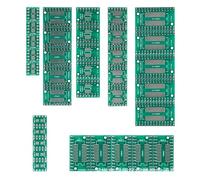 Adaptateurs DIP réutilisables PCB avec large compatibilité pour SMD, conversion pour formation électronique et développement Smds vers adaptateurs DIP avec marquage de broches transparent