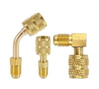 Adaptateurs en laiton R410A pour systèmes de climatiseurs miniatures fendus - Installation rapide des outils et design anti-fuite - Pour réfrigérants - Raccord en laiton