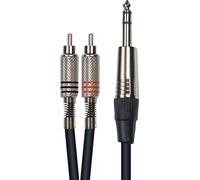 Adaptateurs en tout genre YELLOW CABLE K02ST-3-2 RCA M/JACK M STEREO - 3 M Câbles adaptateur