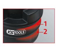 KS Tools Contre-bouchon d'entrée à double étagement, 85x90 mm Quantité:1