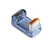 Adaptateurs HDTV femelle vers mâle à angle droit prenant en charge la résolution 8K60Hz 4K120Hz ABS Logement Design HDTV femelle vers mâle Adaptateurs