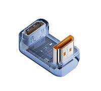 Adaptateurs HDTV femelle vers mâle à angle droit prenant en charge la résolution 8K60Hz 4K120Hz ABS Logement Design HDTV femelle vers mâle Adaptateurs