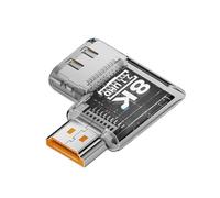 Adaptateurs HDTV femelle vers mâle à angle droit prenant en charge la résolution 8K60Hz 4K120Hz ABS Logement Design HDTV femelle vers mâle Adaptateurs