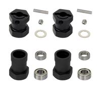 Adaptateurs Hexagonaux Roues pour Tamiya WR02 Wild Willy 2 1/12 Pièces