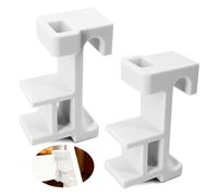 Adaptateurs pour chaise haute pour Stokke Tripp Trapp - 2 pièces blanches pour barre transversale 75 mm, supports pour Baby Set, plateau et accessoires, modèles à partir de mai 2003